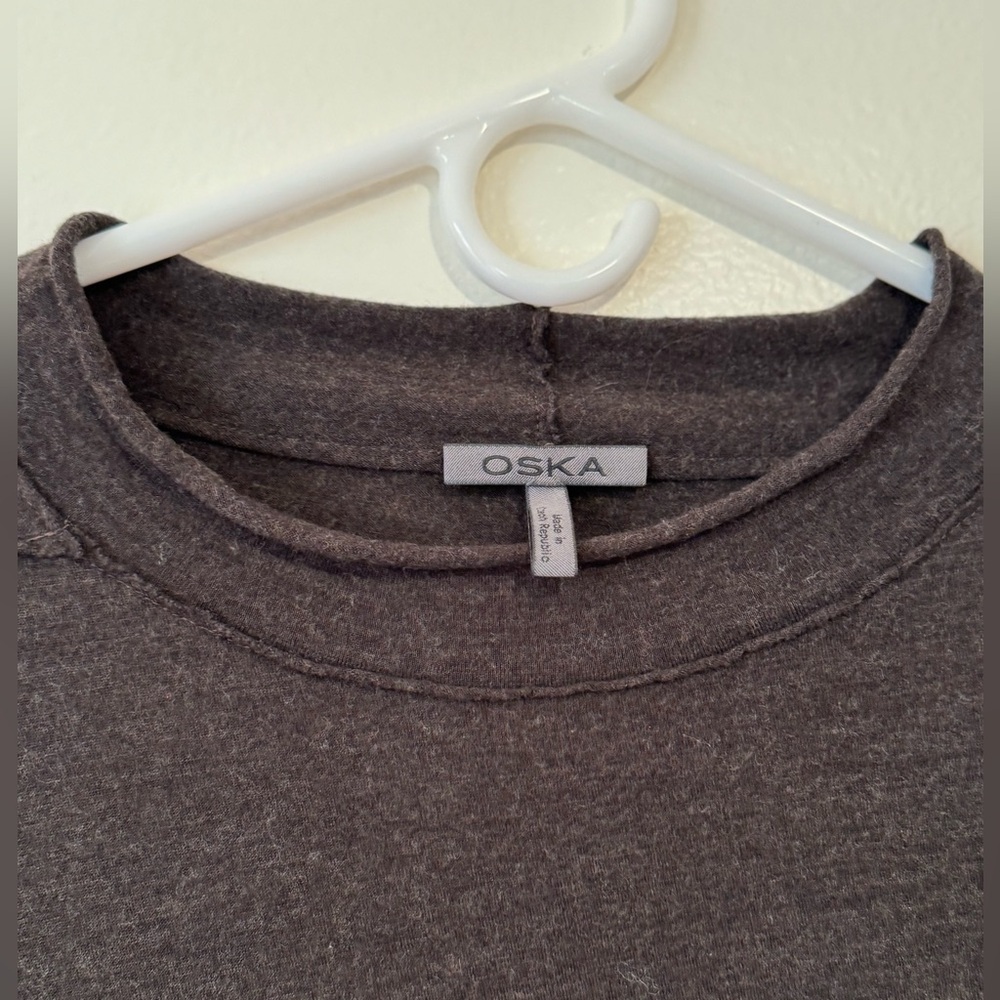 OSKA Dark Soft virgin wool Tunic Sz 4 / US XL - Picture 4 of 10